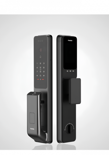 ЭЛЕКТРОННЫЙ ДВЕРНОЙ ЗАМОК С ОТПЕЧАТКОМ ПАЛЬЦА KAADAS Q9 FVP FINGER VEIN/ 3D FACE  