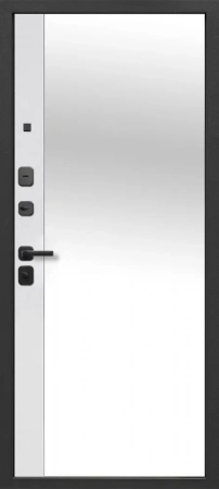 ЧЕРНОЕ ЗЕРКАЛО  9 СМ  ЭМАЛИТ БЕЛЫЙ 